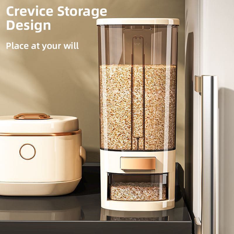 Home Kitchen Plastic PP Clear Moisture-Proof Sealed Rice Storage Barrel Containers for Dry Food & Pet Grain Eco-Friendly
